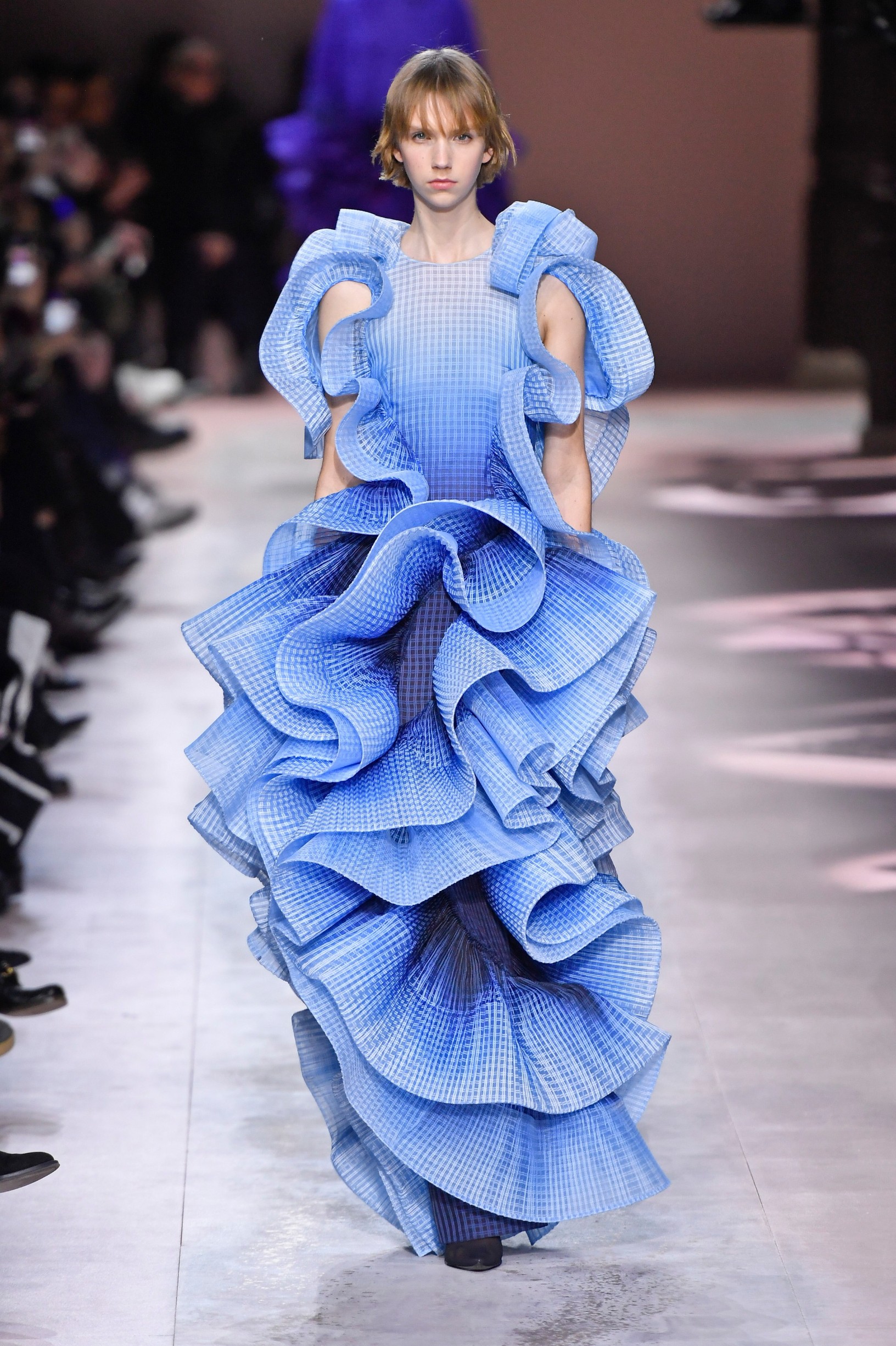 Model Bente Oortl walks on the runway during the Givenchy Haute Couture fashion show during Haute Couture Spring Summer  2020 in Paris, France on Jan. 21, 2020., Image: 494097841, License: Rights-managed, Restrictions: *** World Rights ***, Model Release: no, Credit line: Jonas Gustavsson / ddp USA / Profimedia